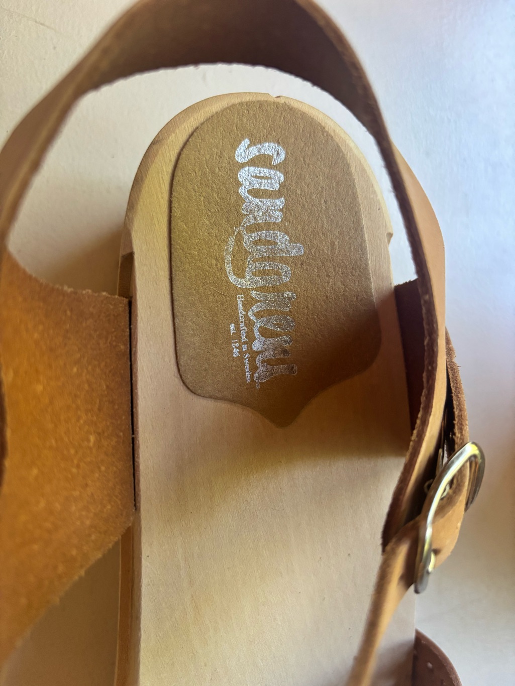Sandgrens Milan Clog In Ecru Size 41 — image 7 of 8